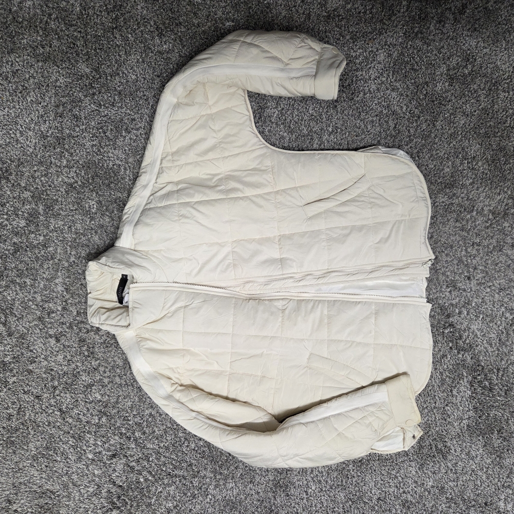 Women's Cream Puffer Jacket